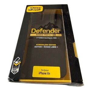 OtterBox Defender Series Screenless Edition Case for iPhone XR Black Rugged Case